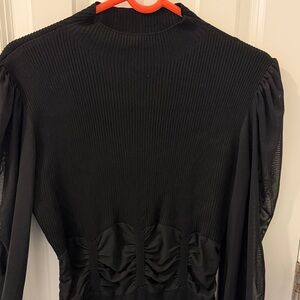 Fashion Nova Black Long Sleeve Dress